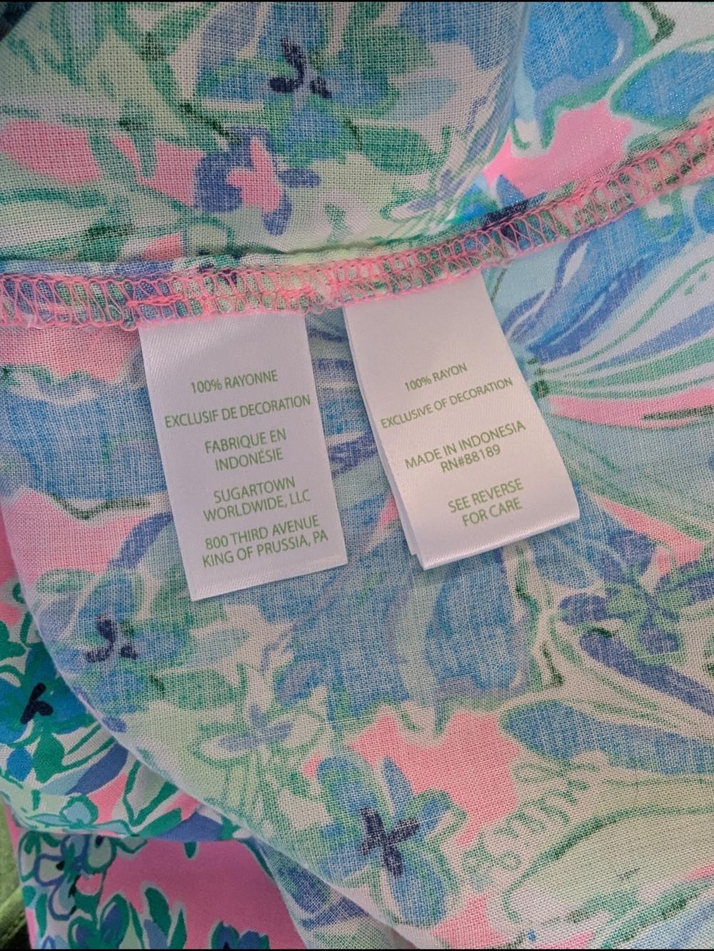 Lilly Pulitzer Hollie Tunic Dress featured in the vibrant, floral "Good Hare Da - Picture 14 of 16